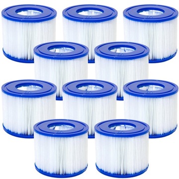 10 фильтров для насоса для бассейна JACUZZI LAY Z SPA Bestway 60311 тип VI Lay-Z-SPA