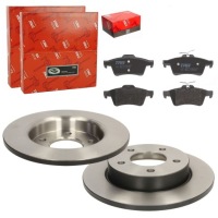 фото thumb №1, Гальмівні диски гальмівні + гальмівні колодки задня do mazda 3 bk bl 2003-2013