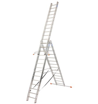 Алюминиевая лестница Krause Tribilo 3х14 129727 10,9м + TRIGON