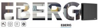Вентилятор для ванной комнаты EBERG EVO тихий стеклянный черный матовый заслонка
