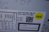 фото thumb №16, Радио cd vw passat b7 1k0035186ap