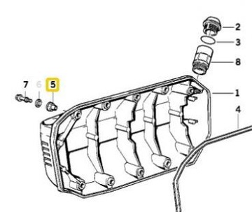 Резиновая втулка крышки КПП BMW F650 K1100 K1200