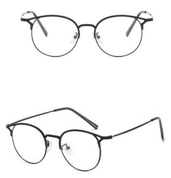 OKULARY korekcyjne KOCIE minusy CZARNE -6