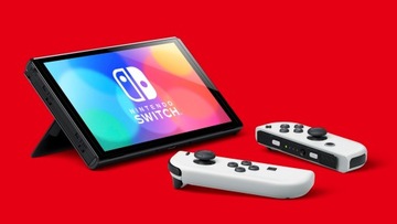 Nintendo SWITCH Oled 64ГБ + 4 игры + стекло + чехол = ПОДАРОК