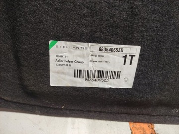 фото thumb №5, Opel astra l vi ковёр обивка багажника 98354065zd hb