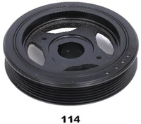 фото thumb №3, Колесо ременное вала коленчатого nissan qashqai +2 2.0