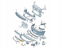 фото thumb №2, Решітка бампера заглушка vw golf v ліва