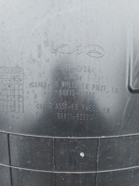 фото thumb №6, Подкрылок передние левая kia sportage v 21-