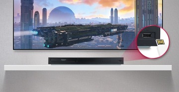 LG UBK90 4K HDR BLU-RAY DVD CD USB HEVC HDMI 2.0