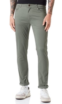 Wrangler LARSTON SLIM Пыльный Оливковый ЗЕЛЕНЫЙ W31 L32