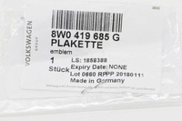 фото thumb №7, Эмблема na рули audi a3 rs3 8w0419685g оригинальный