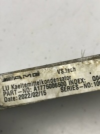 фото thumb №9, Mercedes-benz a w177 amg радиатор кондиционера a1775006500