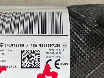 фото thumb №11, Peugeot 5008 ii 3008 ii подушка w сидіння ліва 9809507180 права 9809506980