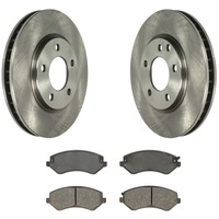 фото thumb №1, Тормозные диски + тормозные колодки перед chrysler voyager iv 2000-