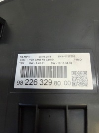 Купить Opel crossland x 1.2 счетчик приборная панель anglik uk 9822632980, фото thumb