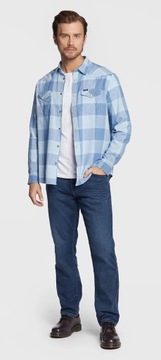 Wrangler TEXAS SLIM Silkyway EPIC SOFT ELASTYCZNE SPODNIE JEANSOWE W32 L30