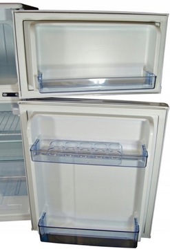 MALA LODÓWKA Z OSOBNYM ZAMRAŻALNIKIEM SIGMA BCD-96 INOX SREBRNA