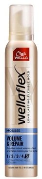Wellaflex Volume & Repair pianka do włosów