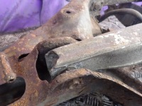 Opel signum 03- ось задняя балка задний  подвеска подрамник поворотный кулак тормозные диски abs с Разборки, фото thumb