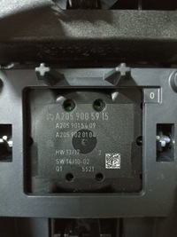 фото thumb №8, Mercedes w205 c клас панель середній тунель контролер dekor