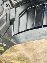 фото thumb №6, Mercedes-benz eqb eqa маскировочная накладка верх ремня бампера перед