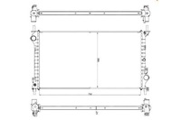 фото thumb №1, [54756] радіатор двигуна pasuje do: ford tourneo