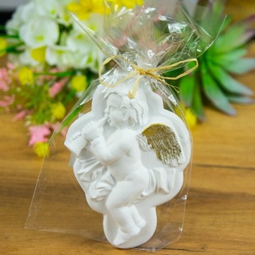 ФИГУРКА АНГЕЛА ПРИМЕЧАНИЯ, БЕЛАЯ, УКРАШЕНИЕ, ОРНАМЕНТ