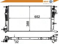 Behr hella радіатор води renault megane 3 grand Оригінал, фото thumb