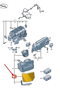 фото thumb №2, Audi e-tron gt салонный air фильтр rhd 971819429c