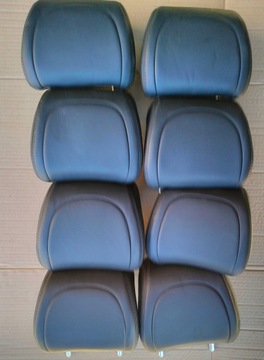 фото thumb №9, Подголовник правые левый зад чёрная кожа обшивка citroen c5 iii x7