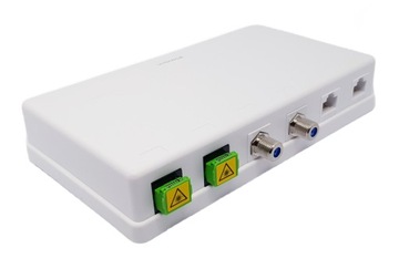 Панель шкафа-коробки 6 портов, CAT.5E UTP, F, SC/APC, TSM