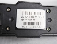 фото thumb №6, Mercedes ml w163 lift панель перемикач обдув вікон a1638200326