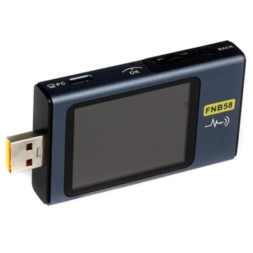 Многофункциональный USB-тестер с Bluetooth USB-C по напряжению и току FNIRSI FNB58