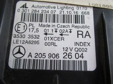 фото thumb №7, Лампа перед ліва права mercedes c-klasa w205 повний led 2014-