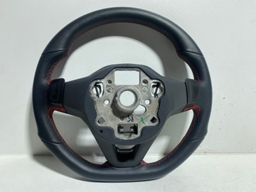 фото thumb №5, Руль лепестки кожа vw golf viii gti tiguan красная nić 5h0959542h #