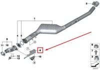 Купить Кронштейн системы выпускной bmw x5 f15 8515523 18208515523, фото thumb