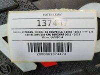 фото thumb №10, Сидіння ліве водія citroen c4 i купе 3 двері 2005 європа