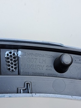 фото thumb №10, Bmw x7 g07 рестайлинг м-пакет планка крыльев планки перед левая правая зад задняя