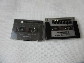 KASETY NOŚNIKI STENO CASSETTE GRUNDIG 30 DYKTAFON BDB STAN