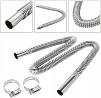 фото thumb №10, Wąż выпускной труба выхлопная выхлопных газов отопления стояночного 3m с глушителем