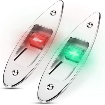 Lampy nawigacyjne LED 120 ° wpuszczane