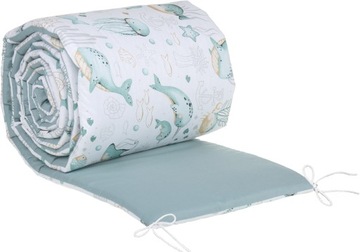 ЗАЩИТА ДЛЯ ДВУСТОРОННЕЙ КРОВАТИ С КОВРИКОМ 180х30см BABYMAM