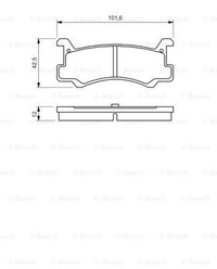 фото thumb №12, Bosch тормозные колодки ham. mazda t. mx-3