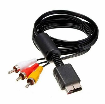 AV-КАБЕЛЬ 3x ПОДДЮЖКОВЫЙ ДЛЯ КОНСОЛИ SONY PS2