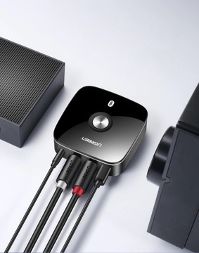 АДАПТЕР UGREEN ПРИЕМНИК BLUETOOTH 5.1 2X МИНИ-ДЖЕК CINCH 3,5 ММ AUX APTX