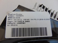 фото thumb №5, Дисплей прозрачный bmw z4 g29 проекционный дисплей 8714304