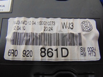 фото thumb №13, Спидометр манометр vw polo v 6r 1.6 tdi 6r0920861d