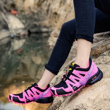 DAMSKIE BUTY TREKKINGOWE TURYSTYCZNE ODDYCHAJĄCE