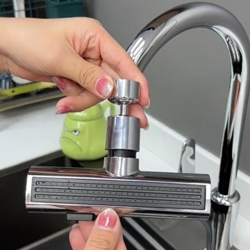 Смеситель для кухни с водопадом, кухонная раковина, регулируемый практичный смеситель с