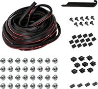 фото thumb №7, Ford f-150 2021-25 розширювачі крила з отворами накладки чорні з заклепки